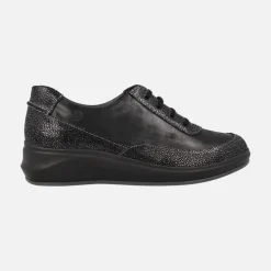 Zapatillas deportivas confort multi material con cierre de cordones