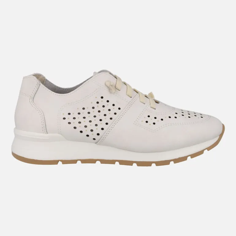 Zapatillas deportivas con perforados y cordones elásticos