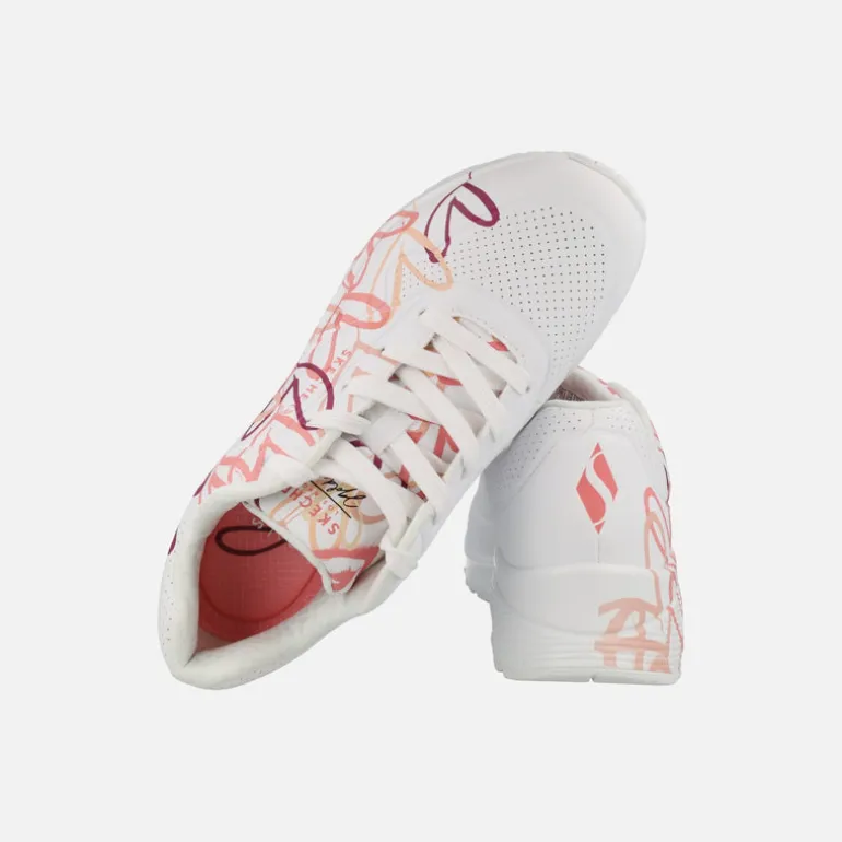 Zapatillas deportivas con corazones Skechers x JGoldcrown Uno - Spread the Love
