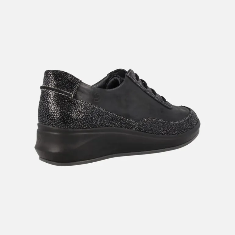 Zapatillas deportivas confort multi material con cierre de cordones