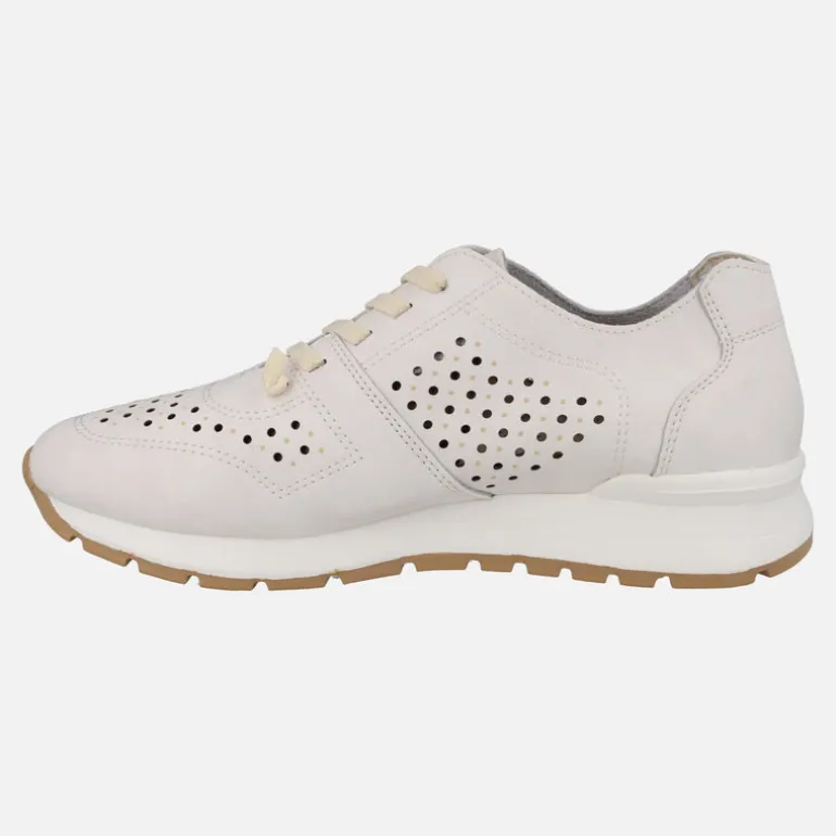 Zapatillas deportivas con perforados y cordones elásticos