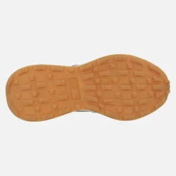 Zapatillas deportivas de piel con picados cordones y cremallera