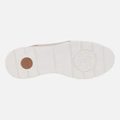 Zapatillas deportivas de piel con cordones y cremallera Carmela
