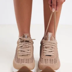 Zapatillas deportivas efecto trenzado con cuña interior Highgate