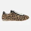 Zapatillas deportivas en piel animal print leopardo SO5508-P