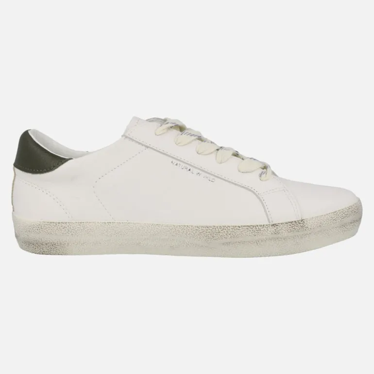 Zapatillas deportivas en piel blanca para hombre Enne