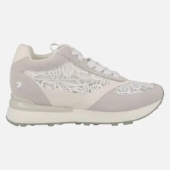 Zapatillas deportivas en encaje blanco con cuña interior Milladore