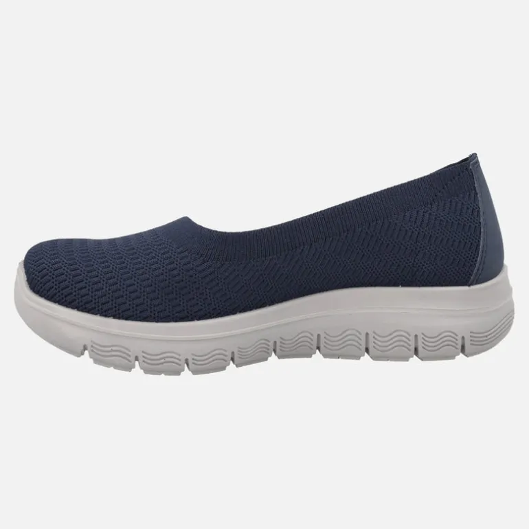 Zapatillas deportivas en tejido corte salón