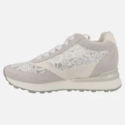 Zapatillas deportivas en encaje blanco con cuña interior Milladore