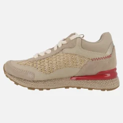 Zapatillas deportivas en piel y rafia Harding