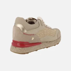 Zapatillas deportivas en piel y rafia Harding