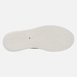Zapatillas deportivas en combinado glitter multicolor con cordones elásticos