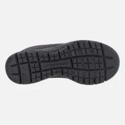 Zapatillas deportivas en tejido gris con cierre de cordones