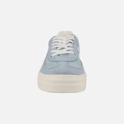 Zapatillas deportivas en serraje azul celeste Athletic