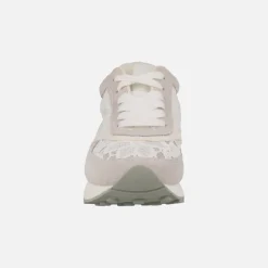 Zapatillas deportivas en encaje blanco con cuña interior Milladore