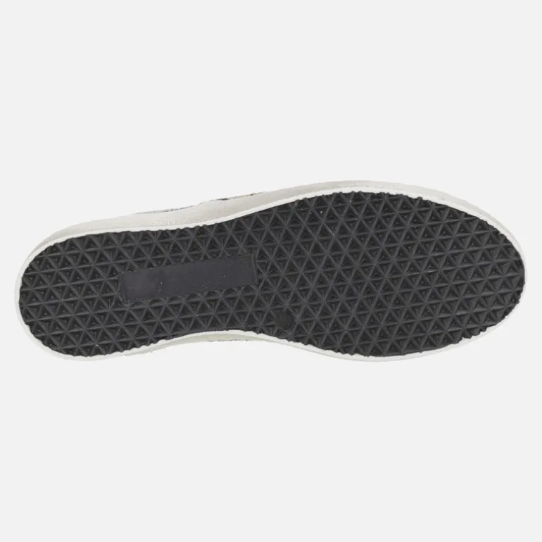 Zapatillas deportivas en combinado glitter y animal print