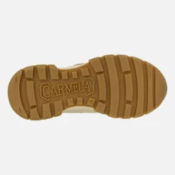 Zapatillas deportivas en combinado de piel y rejilla Carmela