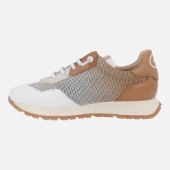 Zapatillas deportivas Kansas en combinado blanco y cuero