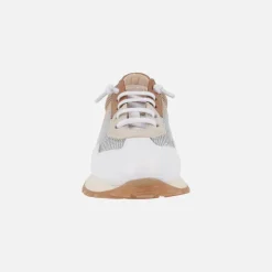 Zapatillas deportivas Kansas en combinado blanco y cuero