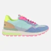 Zapatillas deportivas Luna en nylon y serraje multicolor