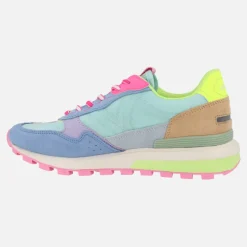 Zapatillas deportivas Luna en nylon y serraje multicolor