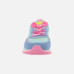 Zapatillas deportivas Luna en nylon y serraje multicolor