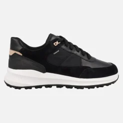 Zapatillas deportivas negras para mujer Geox Pg1x Abx con membrana Amphibiox