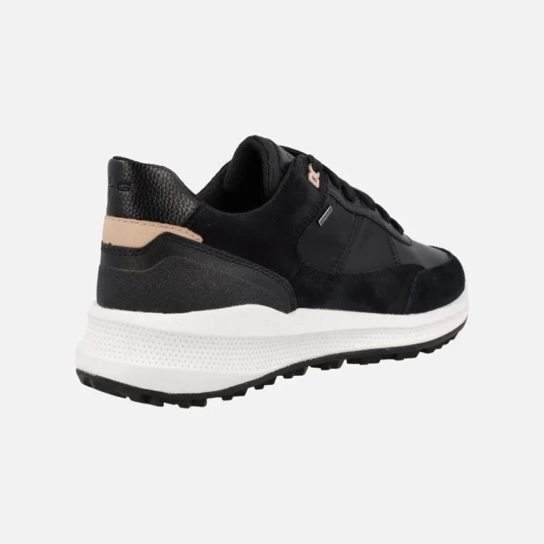 Zapatillas deportivas negras para mujer Geox Pg1x Abx con membrana Amphibiox