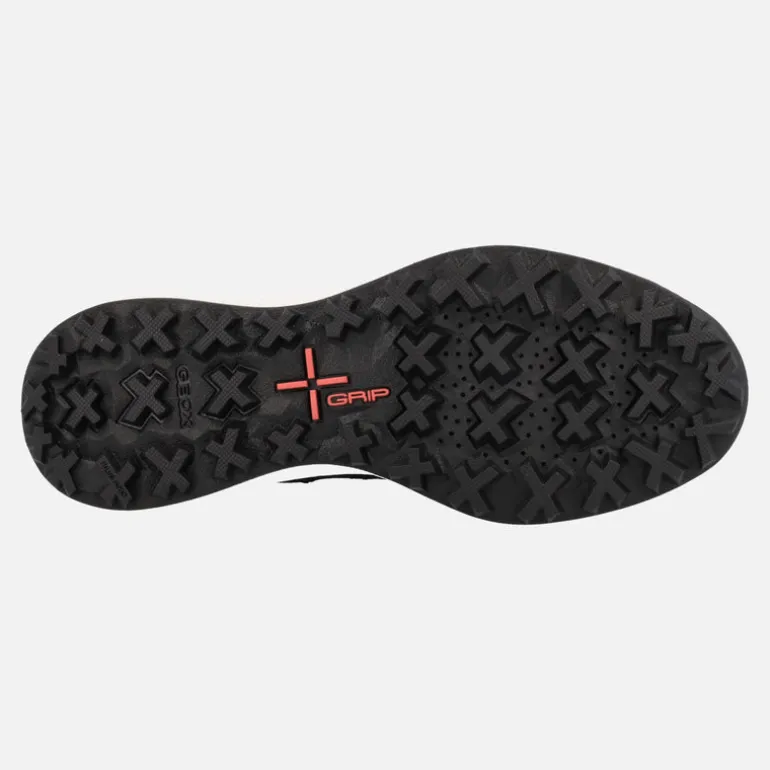 Zapatillas deportivas negras para mujer Geox Pg1x Abx con membrana Amphibiox
