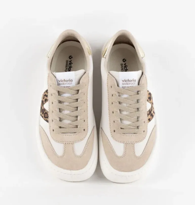 Zapatillas deportivas Olmo Barefoot efecto piel y fantasia leopardo VICTORIA