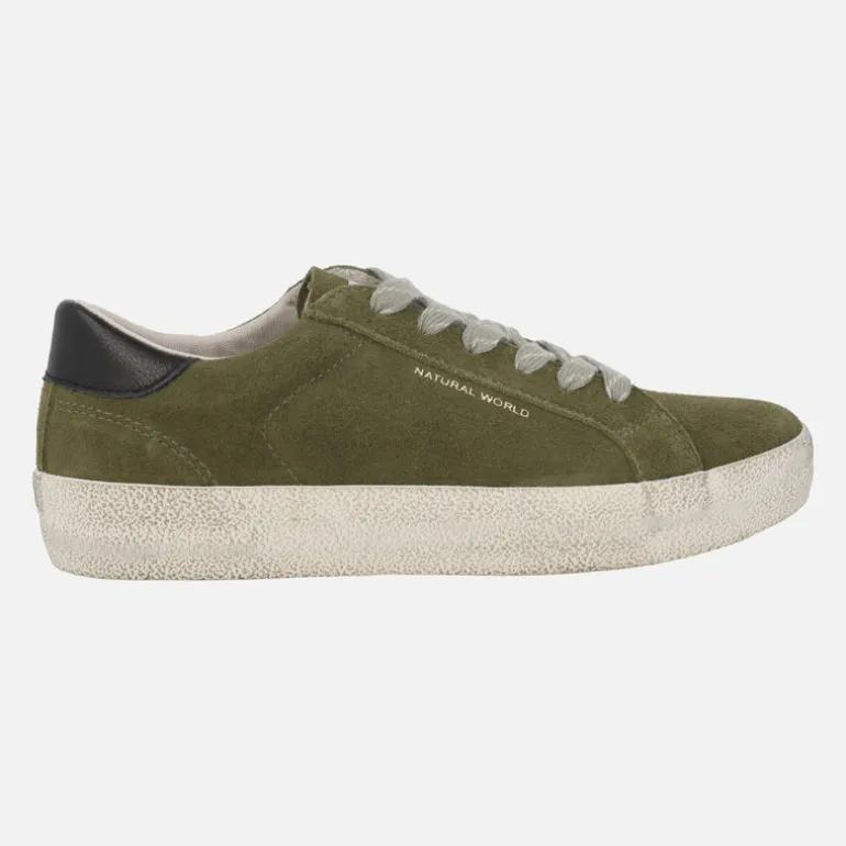 Zapatillas deportivas para mujer en piel serraje Cody