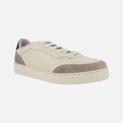 Zapatillas deportivas para hombre Esla en piel beige