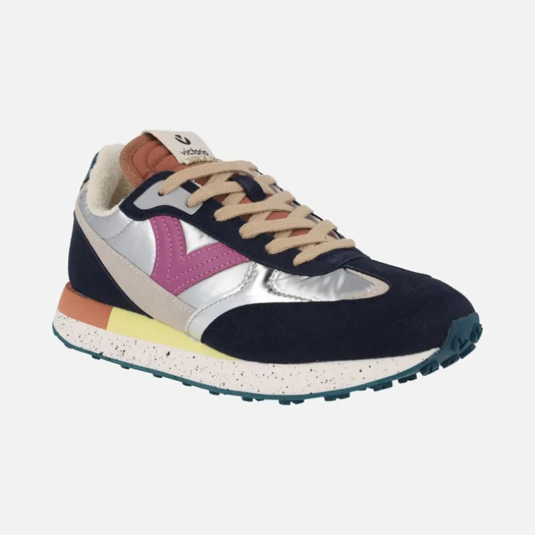 Zapatillas deportivas para mujer Galaxia nylon metal multicolor