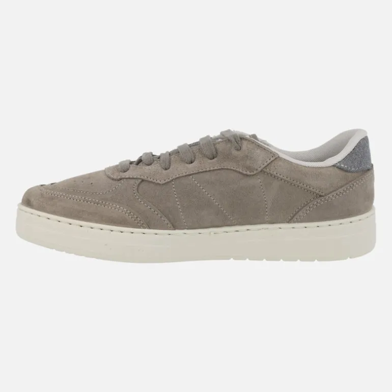 Zapatillas deportivas para hombre Saja en serraje gris