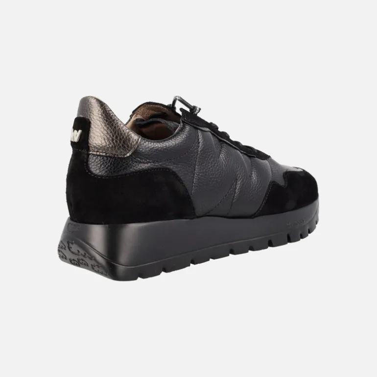 Zapatillas deportivas para mujer Wonders A-2473 Negro - Plomo