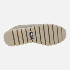 Zapatillas deportivas para mujer en combinado taupe - oro