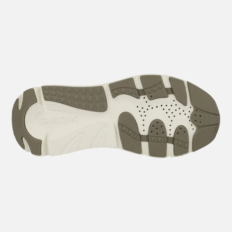 Zapatillas deportivas para mujer Diamanta en combinado blanco y beige