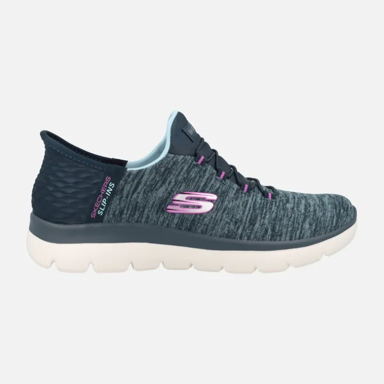 ZAPATILLAS DEPORTIVAS PARA MUJER SKECHERS SLIP INS SUMMITS DAZZLING HAZE