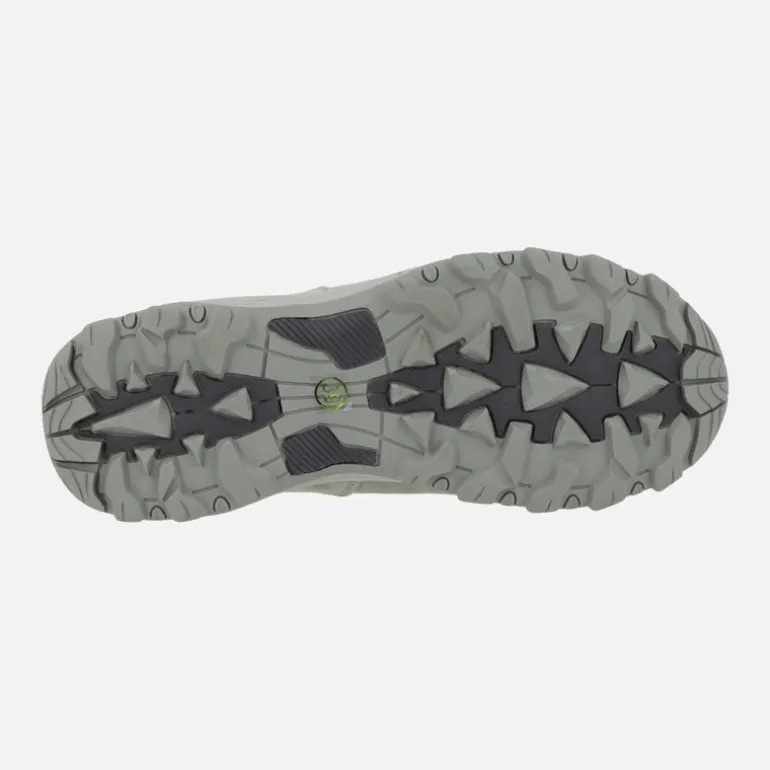 Zapatillas deportivas para mujer en piel y rejilla con cremallera