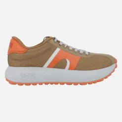 Zapatillas deportivas Pelotas Athens en combinado marrón y naranja