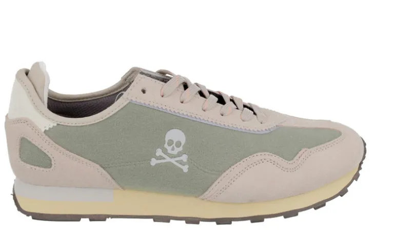 Zapatillas deportivas Scalpers Prax khaki para hombre