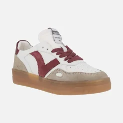 Zapatillas deportivas Seul Piel y serraje en rojo