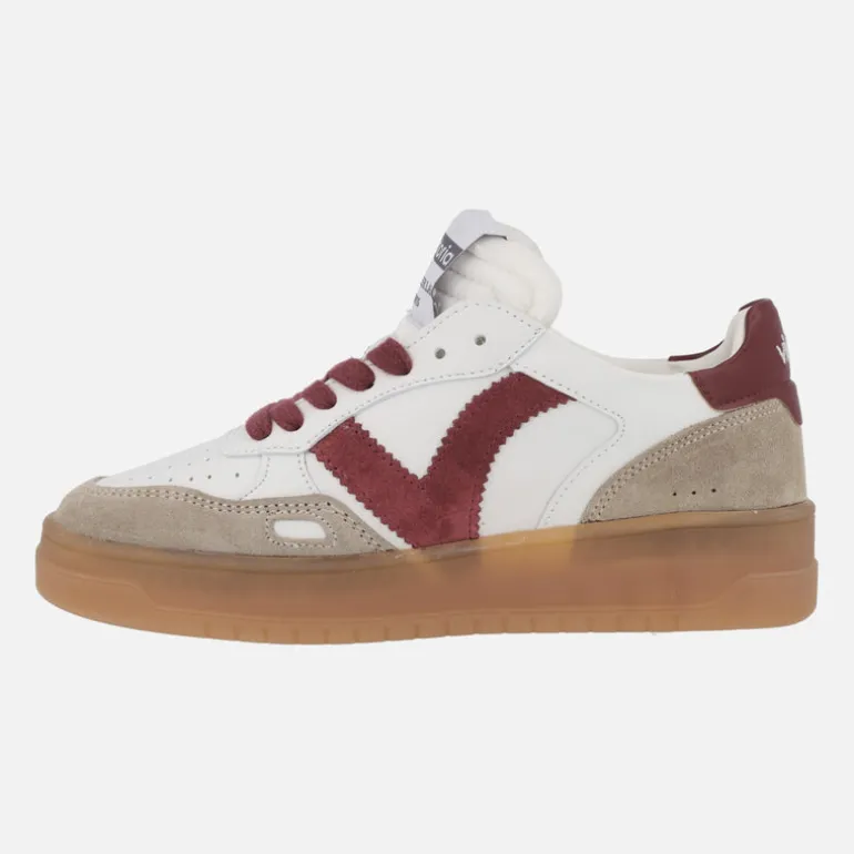 Zapatillas deportivas Seul Piel y serraje en rojo