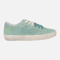 Zapatillas deportivas Symbol en piel serraje con cordones intercambiables