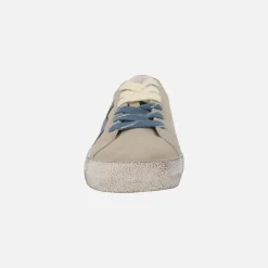 Zapatillas deportivas Symbol en piel serraje con cordones intercambiables