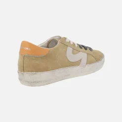 Zapatillas deportivas Symbol en piel serraje con cordones intercambiables