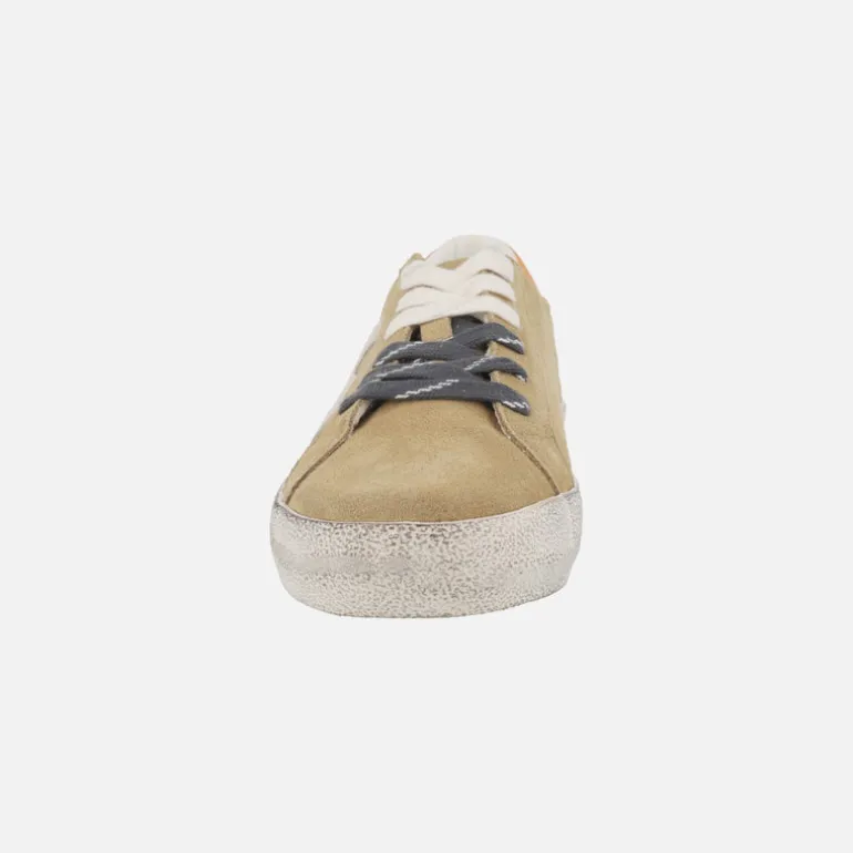 Zapatillas deportivas Symbol en piel serraje con cordones intercambiables