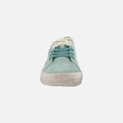 Zapatillas deportivas Symbol en piel serraje con cordones intercambiables