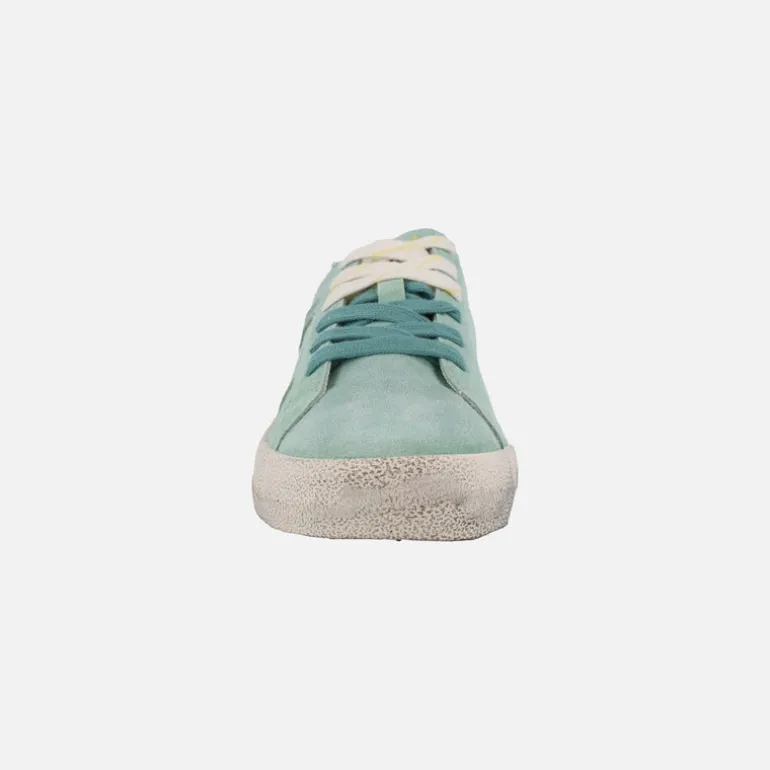 Zapatillas deportivas Symbol en piel serraje con cordones intercambiables