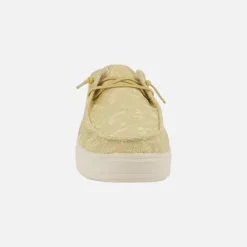 Zapatillas en tejido bordado con cordones elásticos Bloom